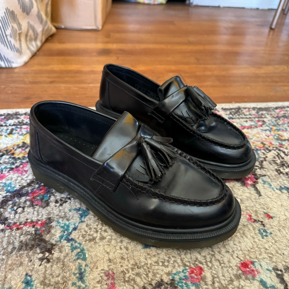 Dr. Martens Adrian Smooth Leather Tassel Loafers